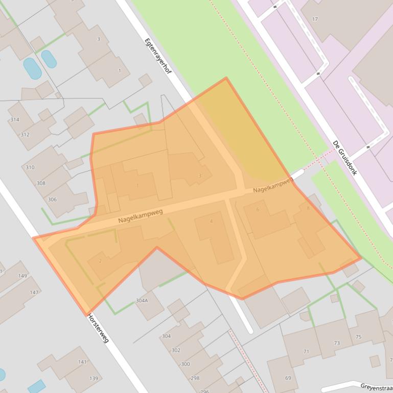 Kaart van postcodegebied 5928NN.