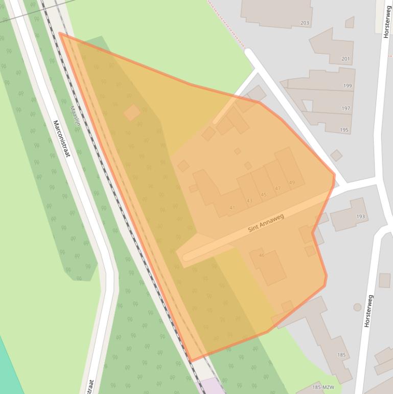 Kaart van postcodegebied 5928NP.