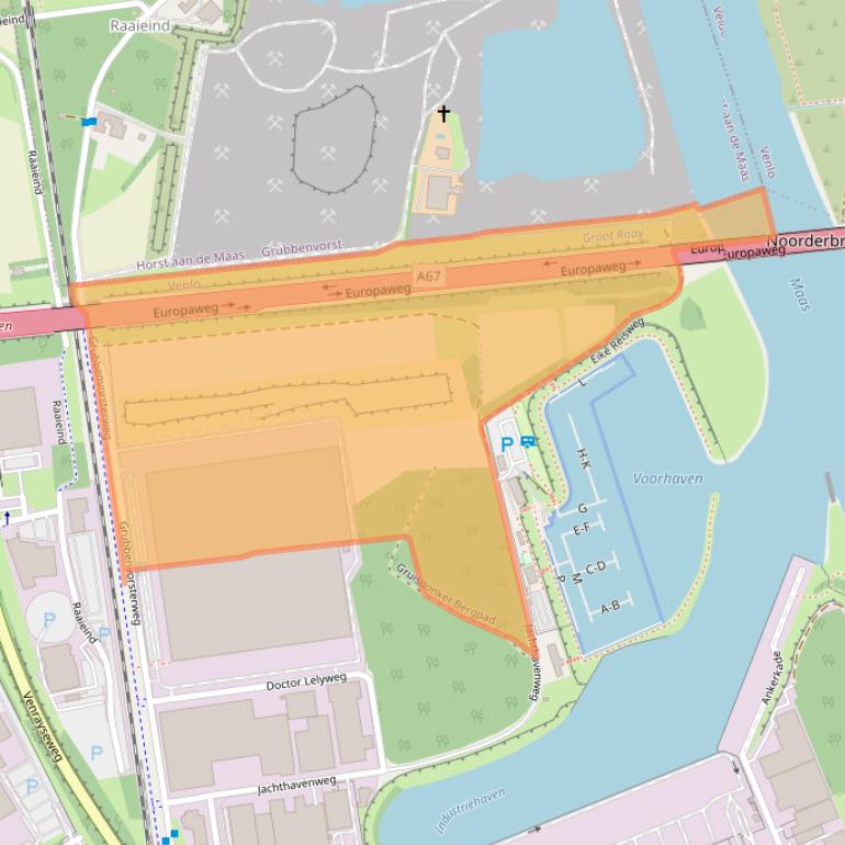 Kaart van postcodegebied 5928NX.