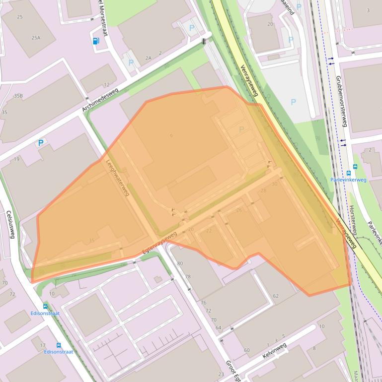 Kaart van postcodegebied 5928PH.