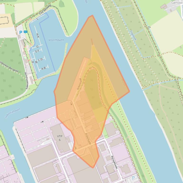 Kaart van postcodegebied 5928PL.