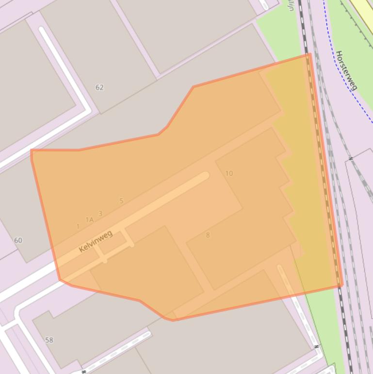 Kaart van postcodegebied 5928PS.