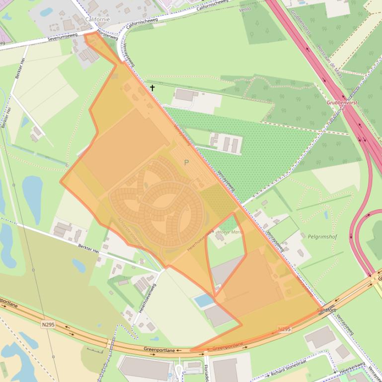 Kaart van postcodegebied 5928RG.