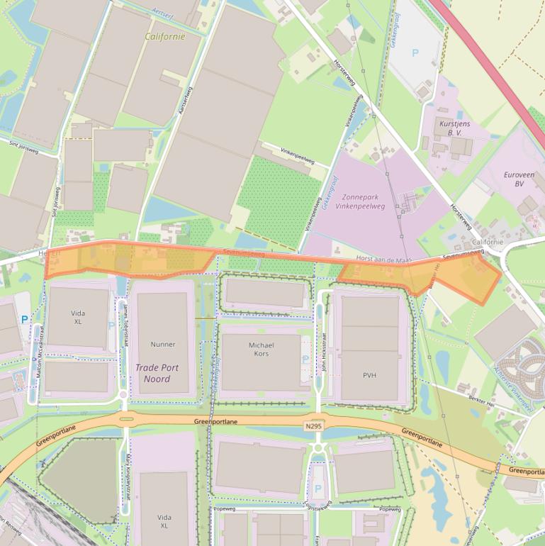 Kaart van postcodegebied 5928RS.