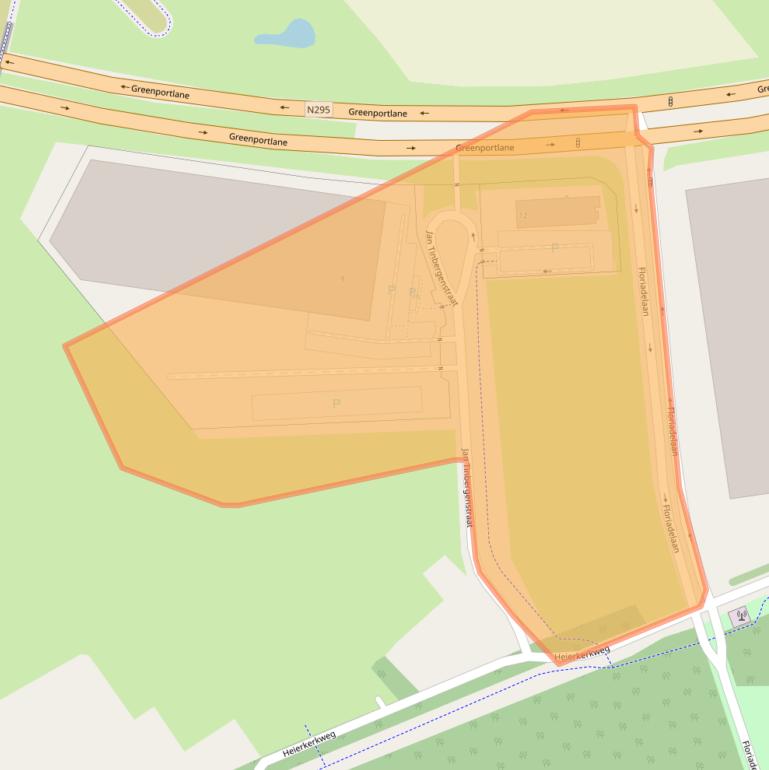 Kaart van postcodegebied 5928SE.