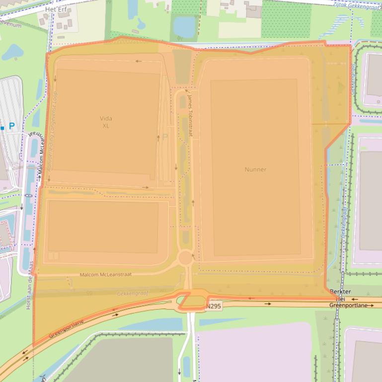 Kaart van postcodegebied 5928SL.