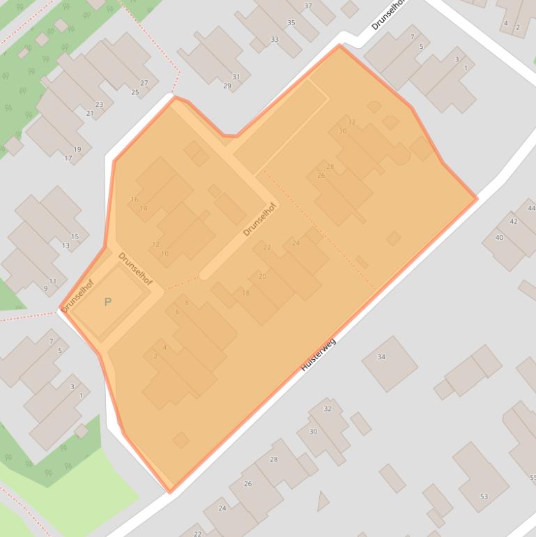 Kaart van postcodegebied 5931DD.