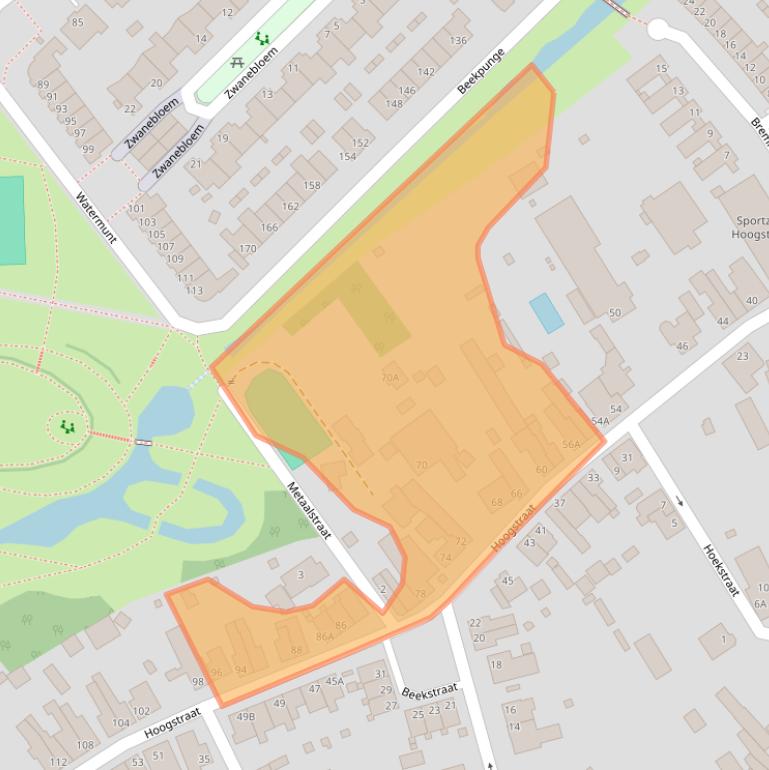 Kaart van postcodegebied 5931GD.