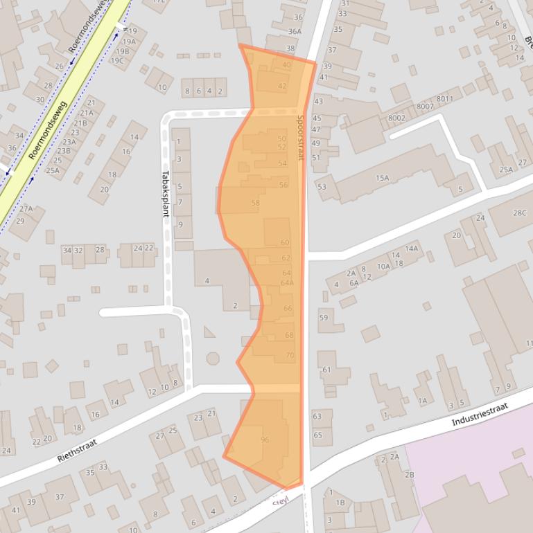Kaart van postcodegebied 5931PV.