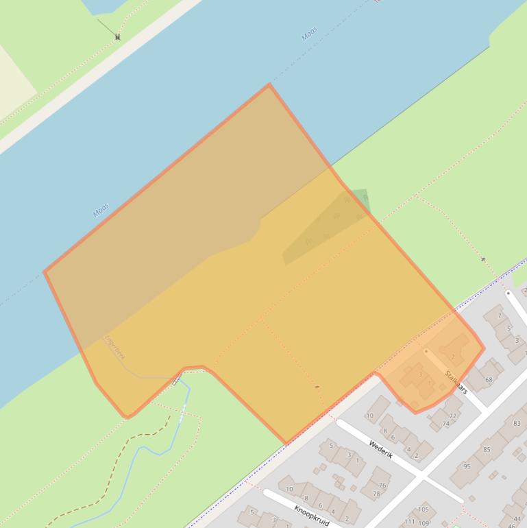 Kaart van postcodegebied 5931SN.