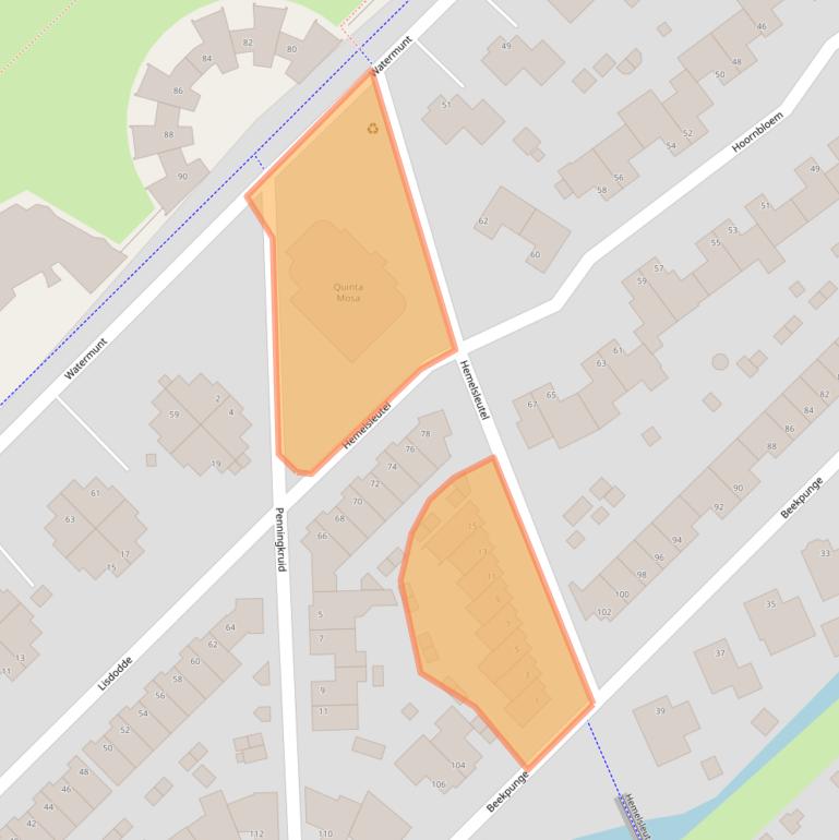 Kaart van postcodegebied 5931TJ.