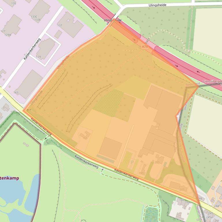 Kaart van postcodegebied 5932DB.