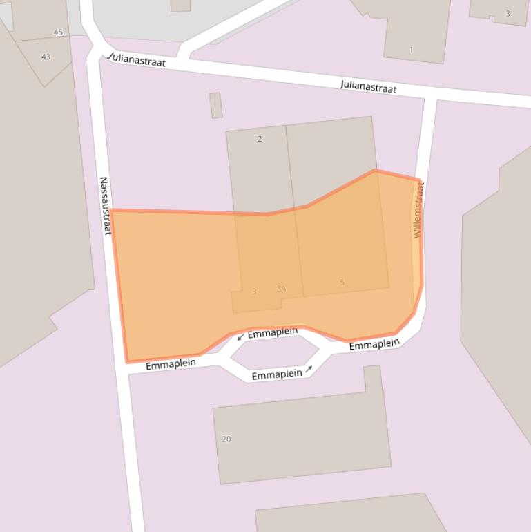 Kaart van postcodegebied 5932ED.