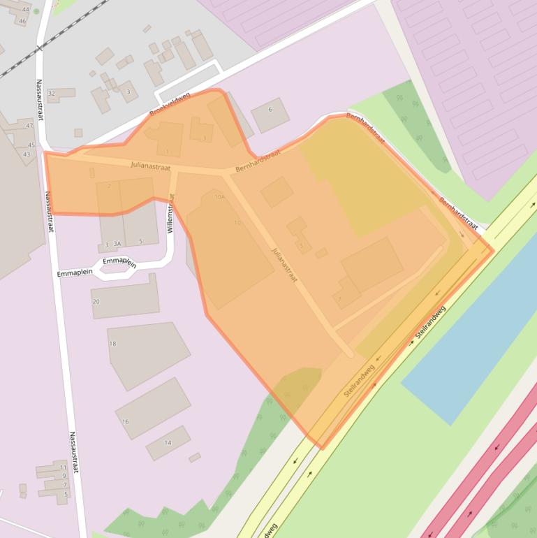 Kaart van postcodegebied 5932EH.