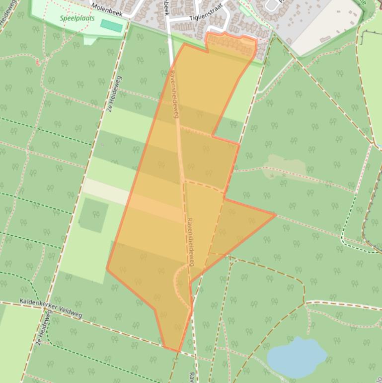 Kaart van postcodegebied 5932GD.