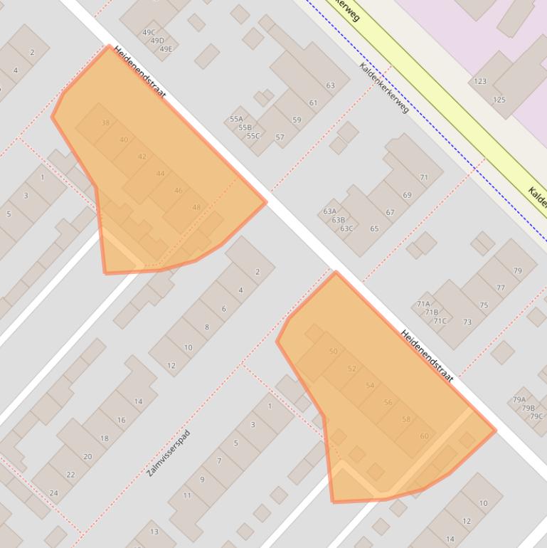 Kaart van postcodegebied 5932XZ.