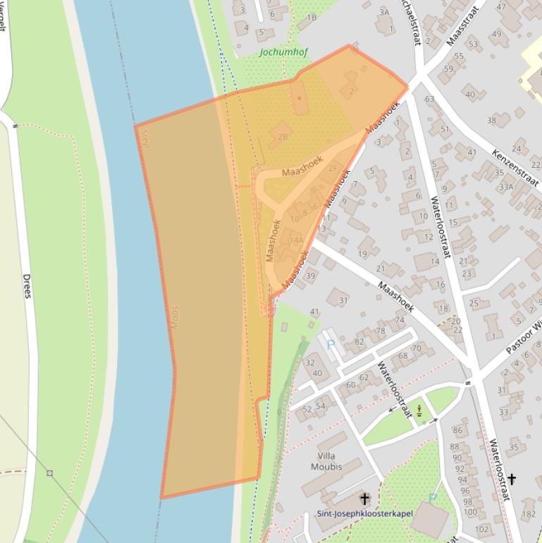 Kaart van postcodegebied 5935BJ.