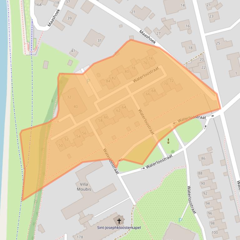 Kaart van postcodegebied 5935CH.