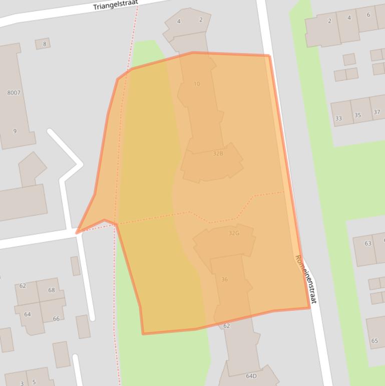 Kaart van postcodegebied 5935SG.