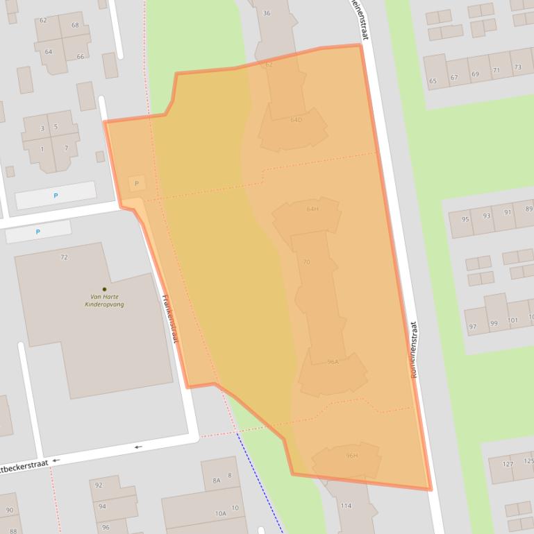 Kaart van postcodegebied 5935SH.