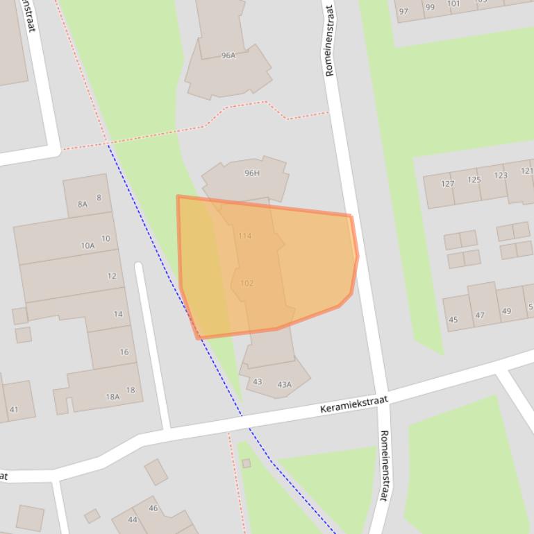 Kaart van postcodegebied 5935SJ.