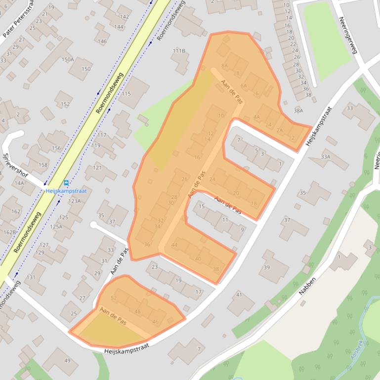 Kaart van postcodegebied 5935VL.