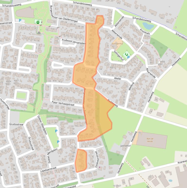 Kaart van postcodegebied 5941BB.