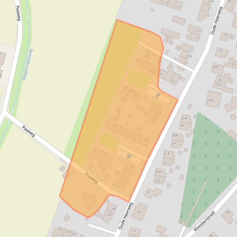 Kaart van postcodegebied 5941EJ.