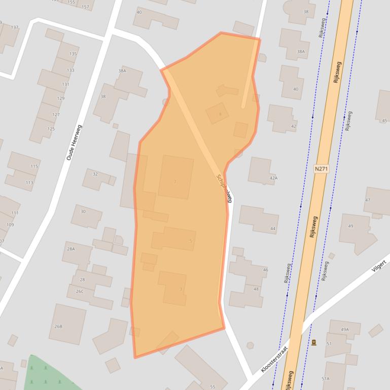 Kaart van postcodegebied 5941ER.