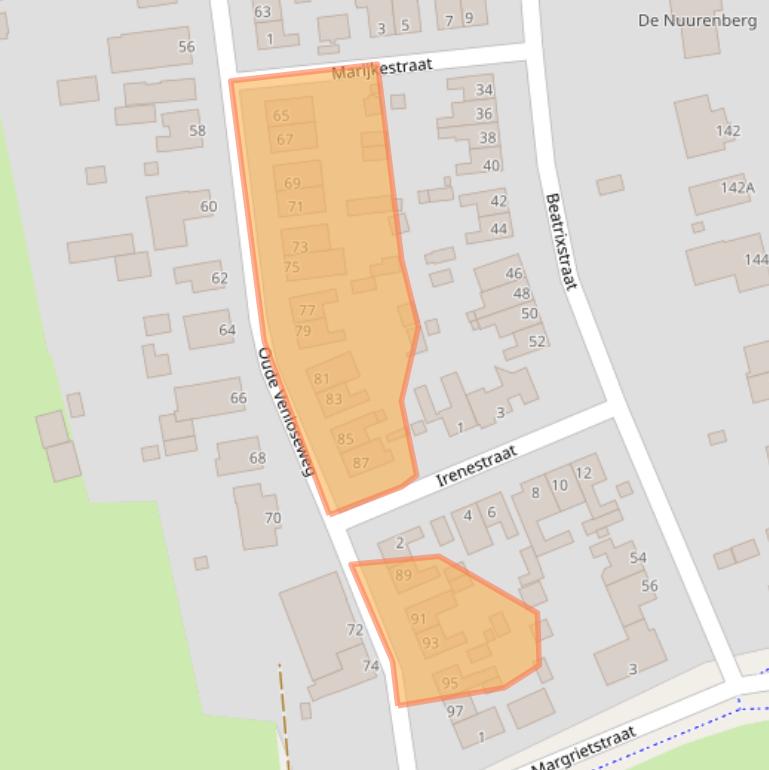 Kaart van postcodegebied 5941HC.