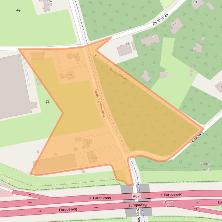 Kaart van postcodegebied 5941HH.