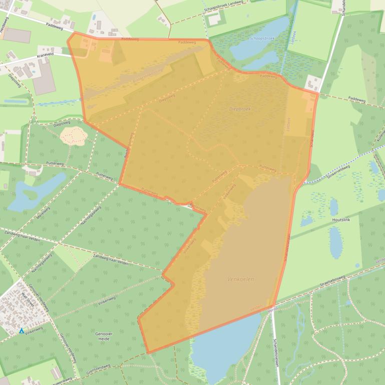 Kaart van postcodegebied 5941NB.