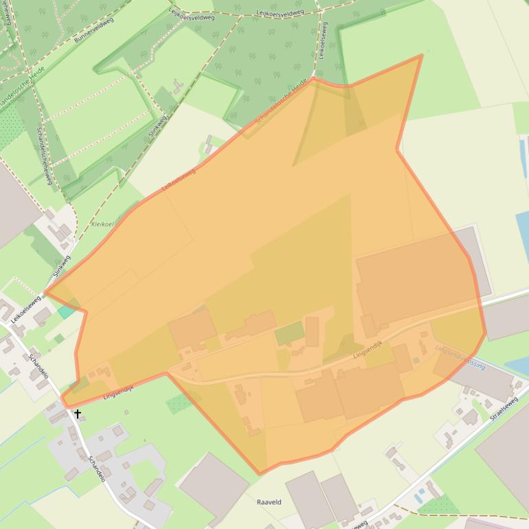 Kaart van postcodegebied 5941NK.