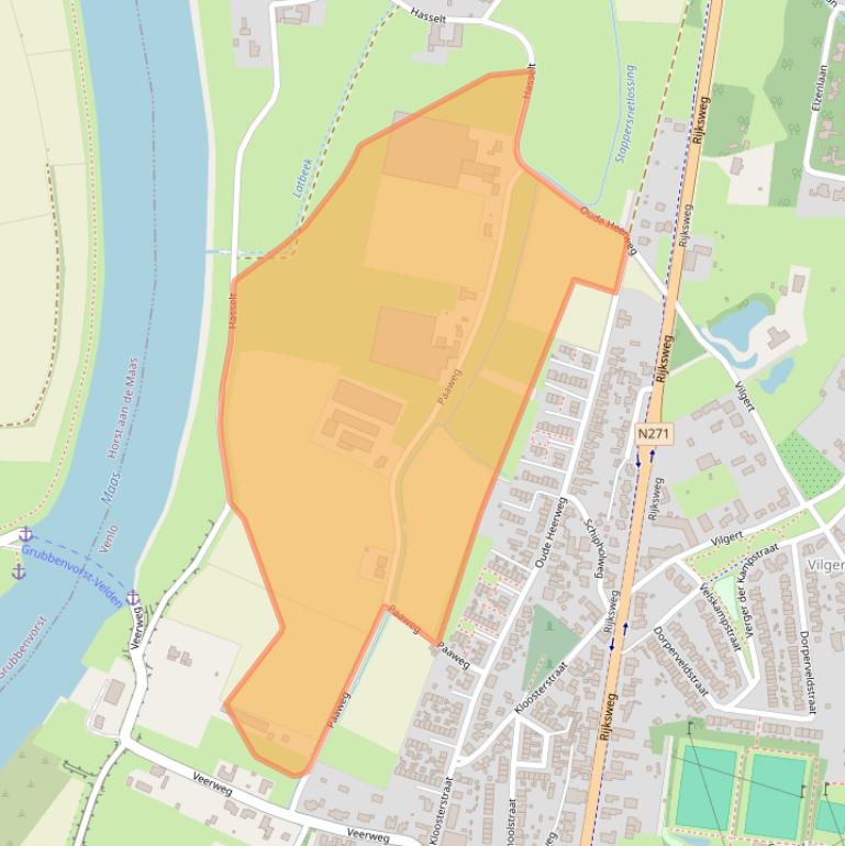Kaart van postcodegebied 5941NR.