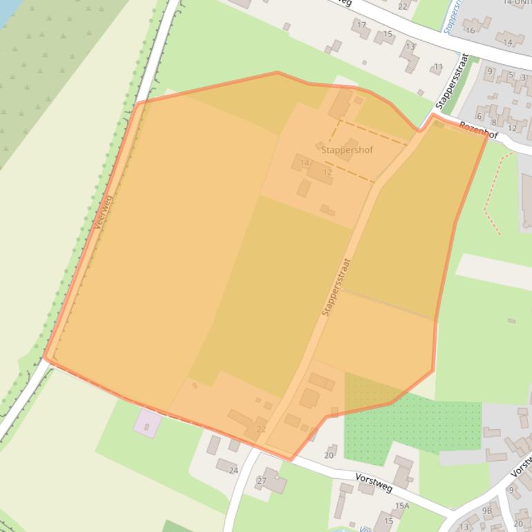 Kaart van postcodegebied 5941NS.