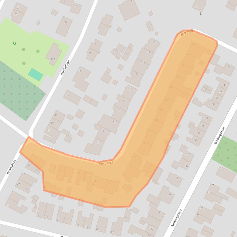 Kaart van postcodegebied 5943AS.