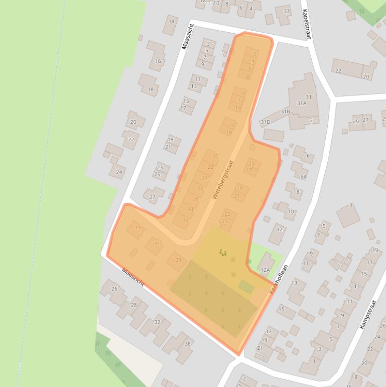 Kaart van postcodegebied 5943BM.