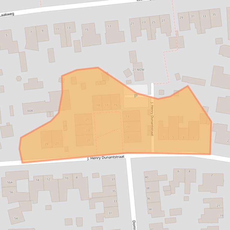 Kaart van postcodegebied 5944CH.