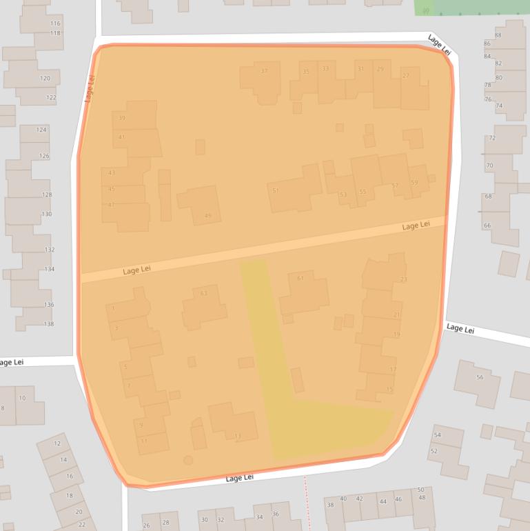 Kaart van postcodegebied 5944CN.