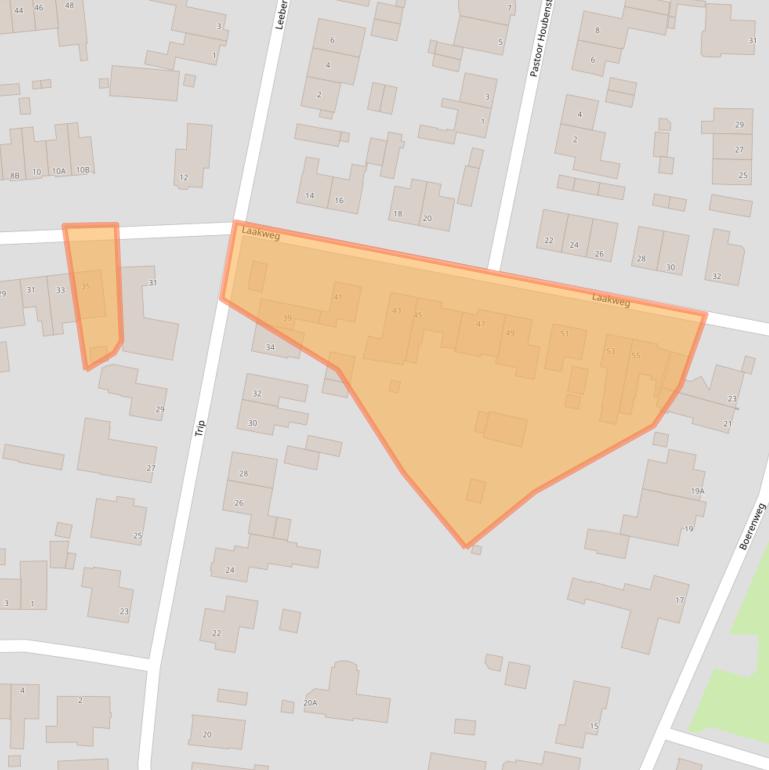 Kaart van postcodegebied 5944CW.