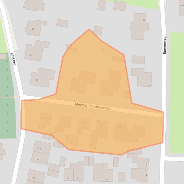 Kaart van postcodegebied 5944EG.