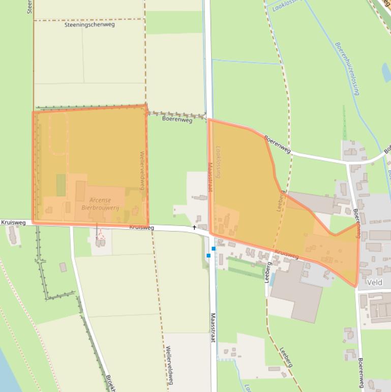 Kaart van postcodegebied 5944EN.