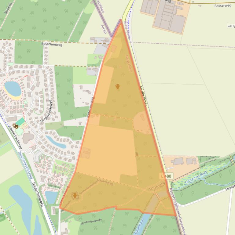 Kaart van postcodegebied 5944NP.