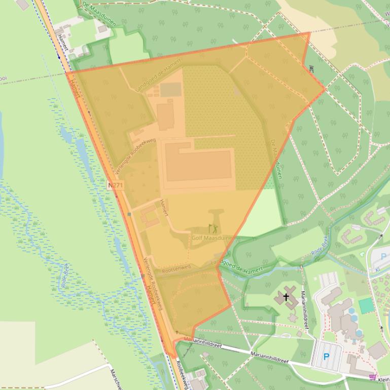 Kaart van postcodegebied 5944NR.