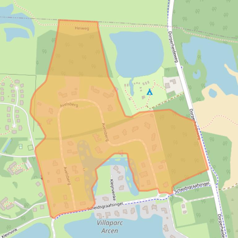 Kaart van postcodegebied 5944PB.