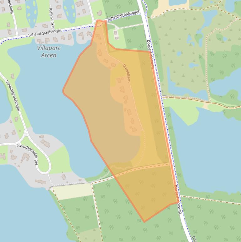 Kaart van postcodegebied 5944PD.