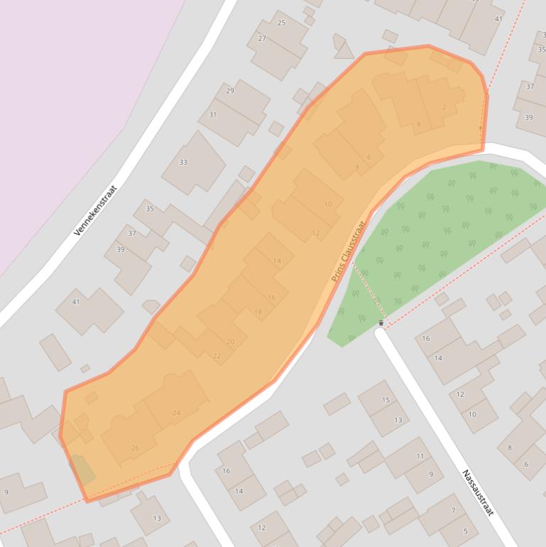 Kaart van postcodegebied 5951AR.