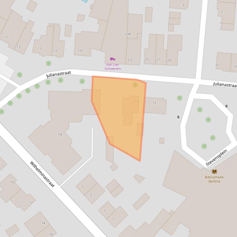 Kaart van postcodegebied 5951CE.