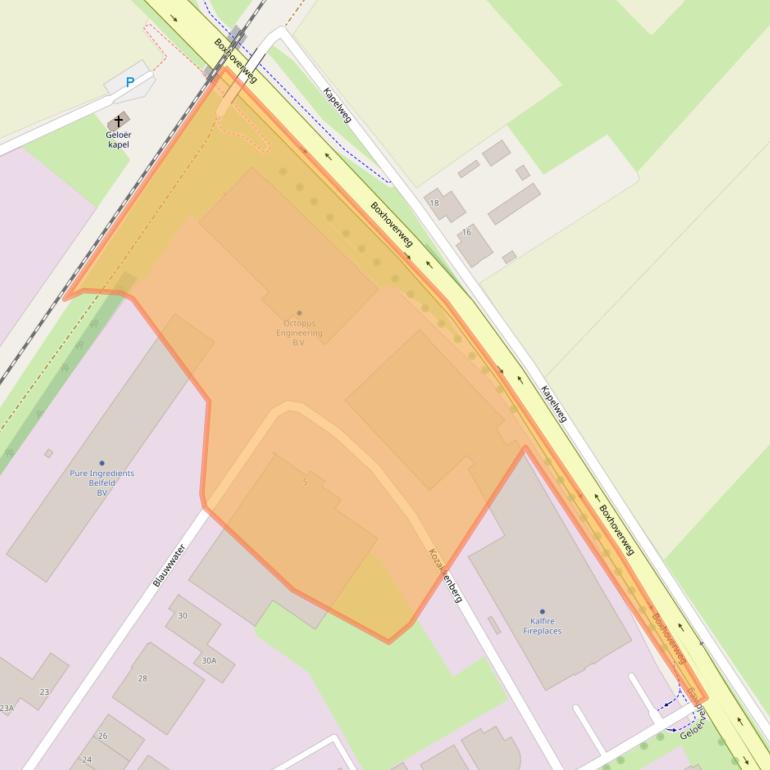 Kaart van postcodegebied 5951DL.