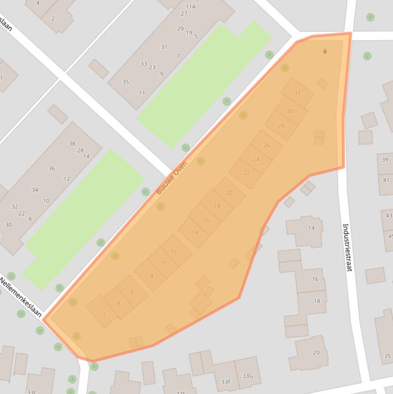 Kaart van postcodegebied 5951DR.